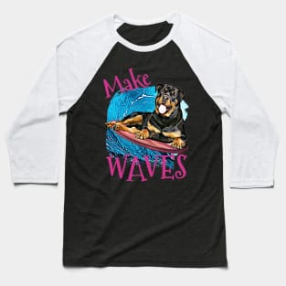 WAVES Rottweiler Baseball T-Shirt